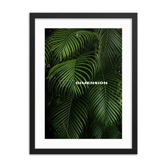 "Tropical leaves" - Poster